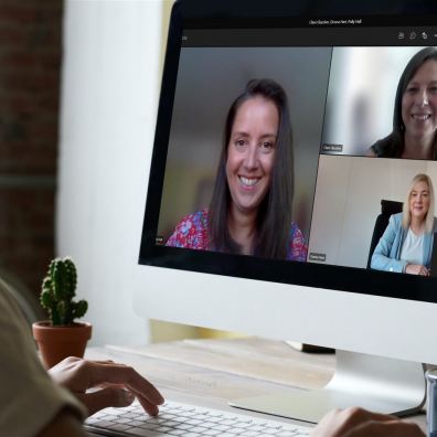 Wellbeing team at The Family Law Company in an online meeting