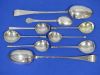 Antique silver spoons