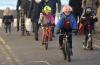 Children walking, cycling and scooting to school