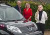 New PlymClean MD Amanda Barnes (right) with former directors Stuart and Gail May