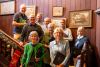 Some of the choir getting in the festive spirit ahead of this year's carol concerts