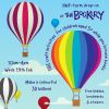 Half-term children's craft activity: making colourful 3D paper hot-air balloons