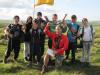 Jack Russell and students on the North to South Dartmoor Challenge