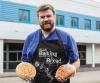 James Potter, whose extraordinary career includes a number of firsts, with some of the bread for whi