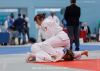 Mum in the middle of judo exercise