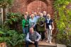 Compere, well-known historian Dr Todd Gray, with some of the choir's members