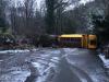 Overturned gritter at Holne