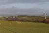 Partial view of the existing Collacott solar array on land adjacent to the proposed new solar farm