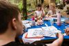 Children in an outdoors school