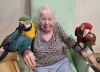 Resident Ivy Christopher-Walsh with Toni and Zazu