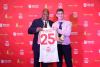 Young Volunteer Of The Year Lleyton Canning presented with his award by John Barnes.