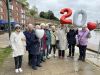 he Exeter Quay group celebrating 20 years of Westbank's Health Walks